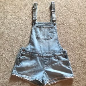 Mudd Jean Shorts Overalls Lace